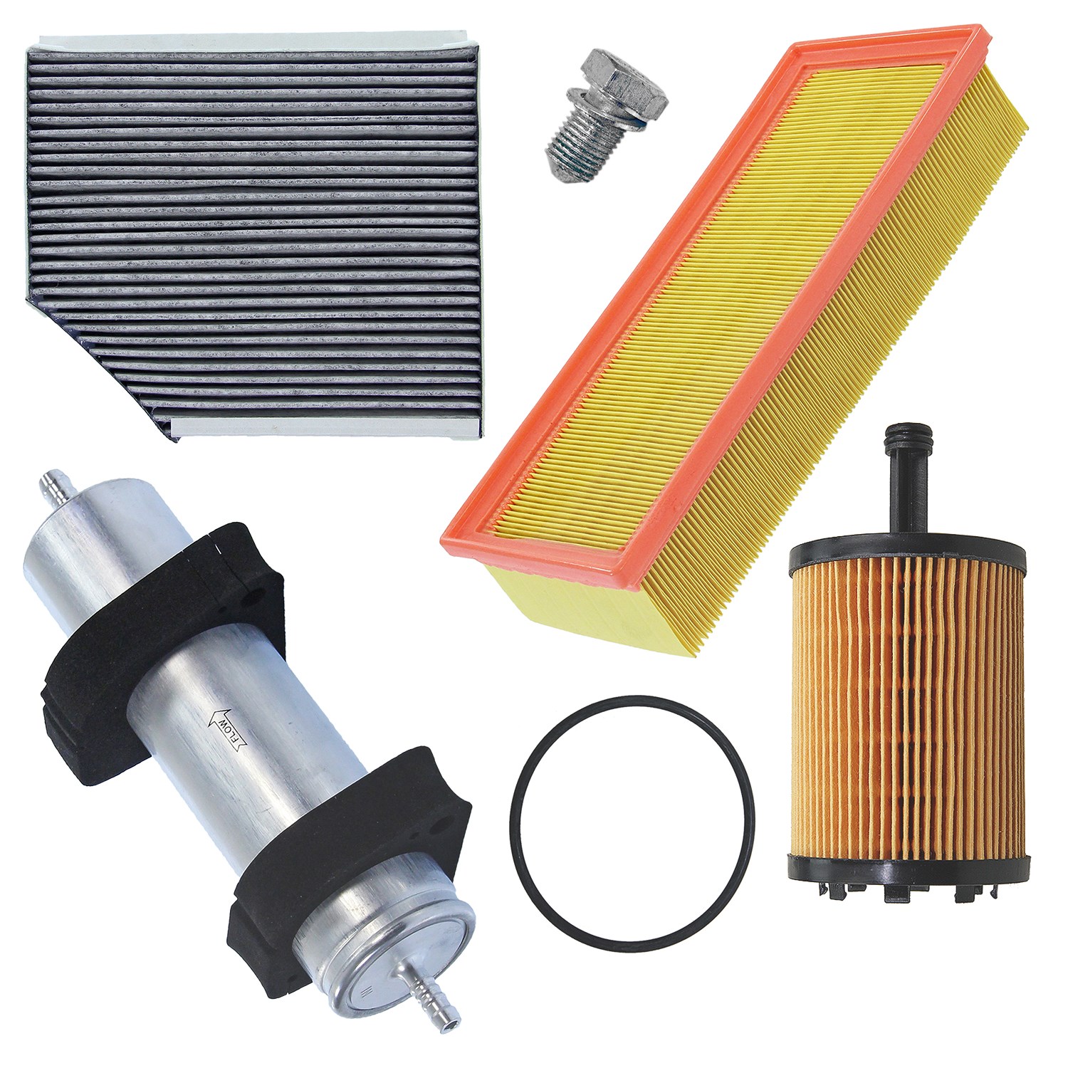 Bestprice Inspektionspaket Filtersatz SET B [Hersteller-Nr. 10491145] für Audi