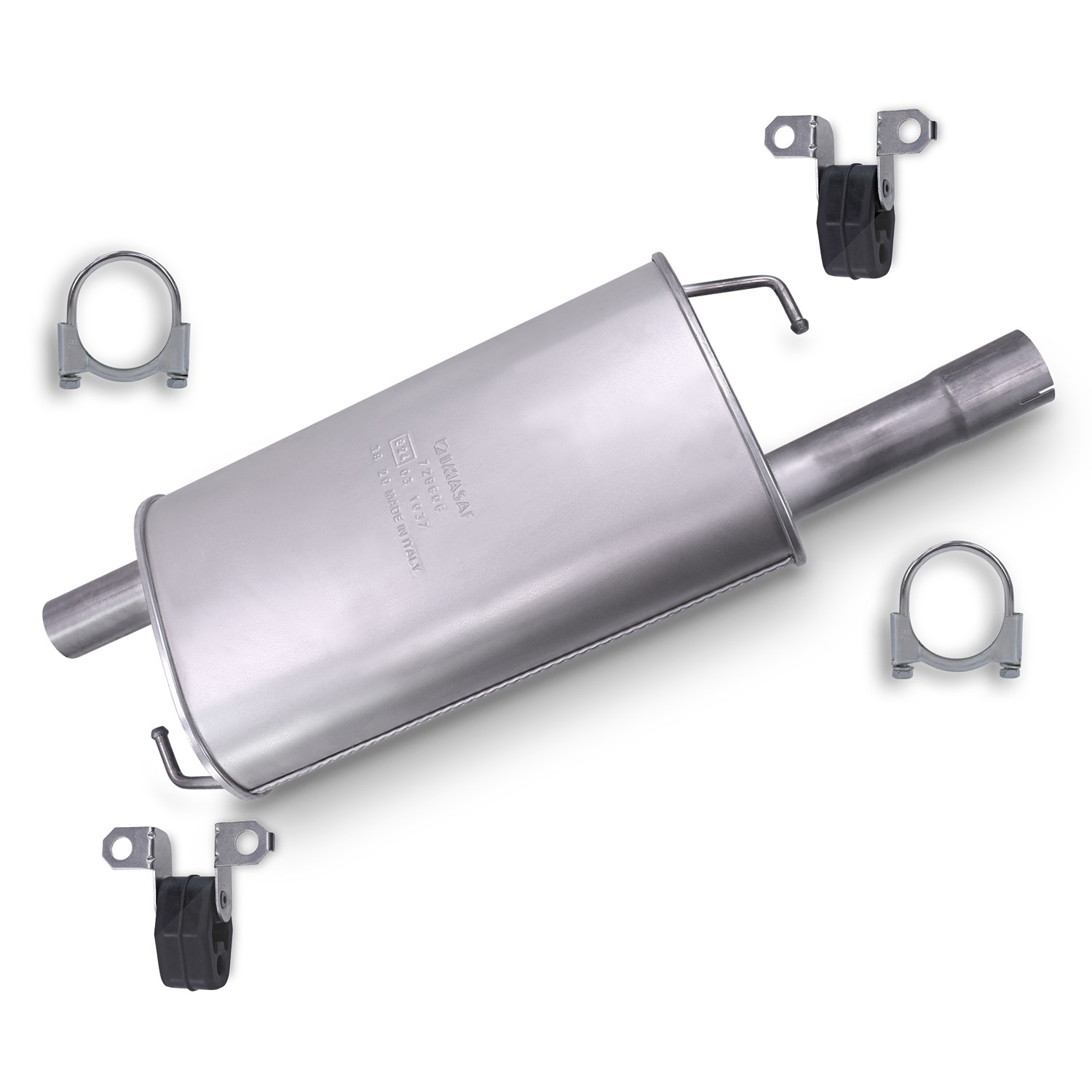 Imasaf Mittelschalldämpfer + Montagematerial [Hersteller-Nr. 40366950] für VW