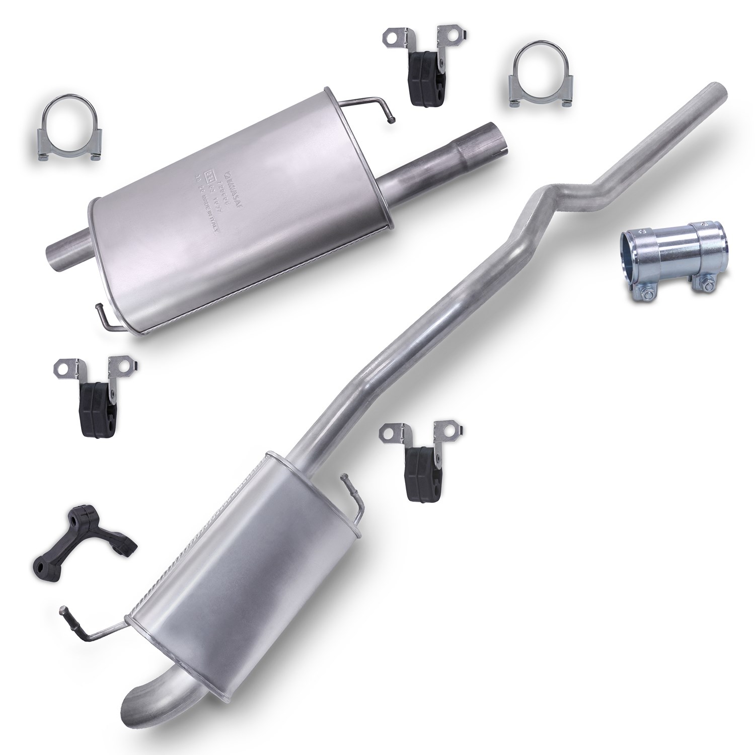 Imasaf Schalldämpfer Set + Montagematerial [Hersteller-Nr. 40366955] für VW