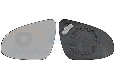 Van Wezel Spiegelglas, Außenspiegel [Hersteller-Nr. 5437831] für Toyota