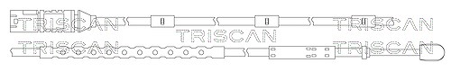 Triscan Warnkontakt, Bremsbelagverschleiß [Hersteller-Nr. 811511064] für BMW