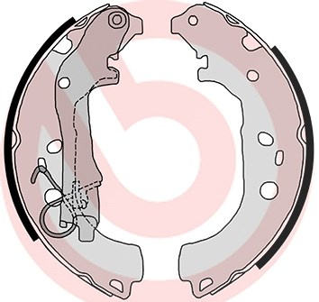 Brembo Bremsbackensatz [Hersteller-Nr. S23518] für Opel, Vauxhall, Fiat, Cadillac, Lancia