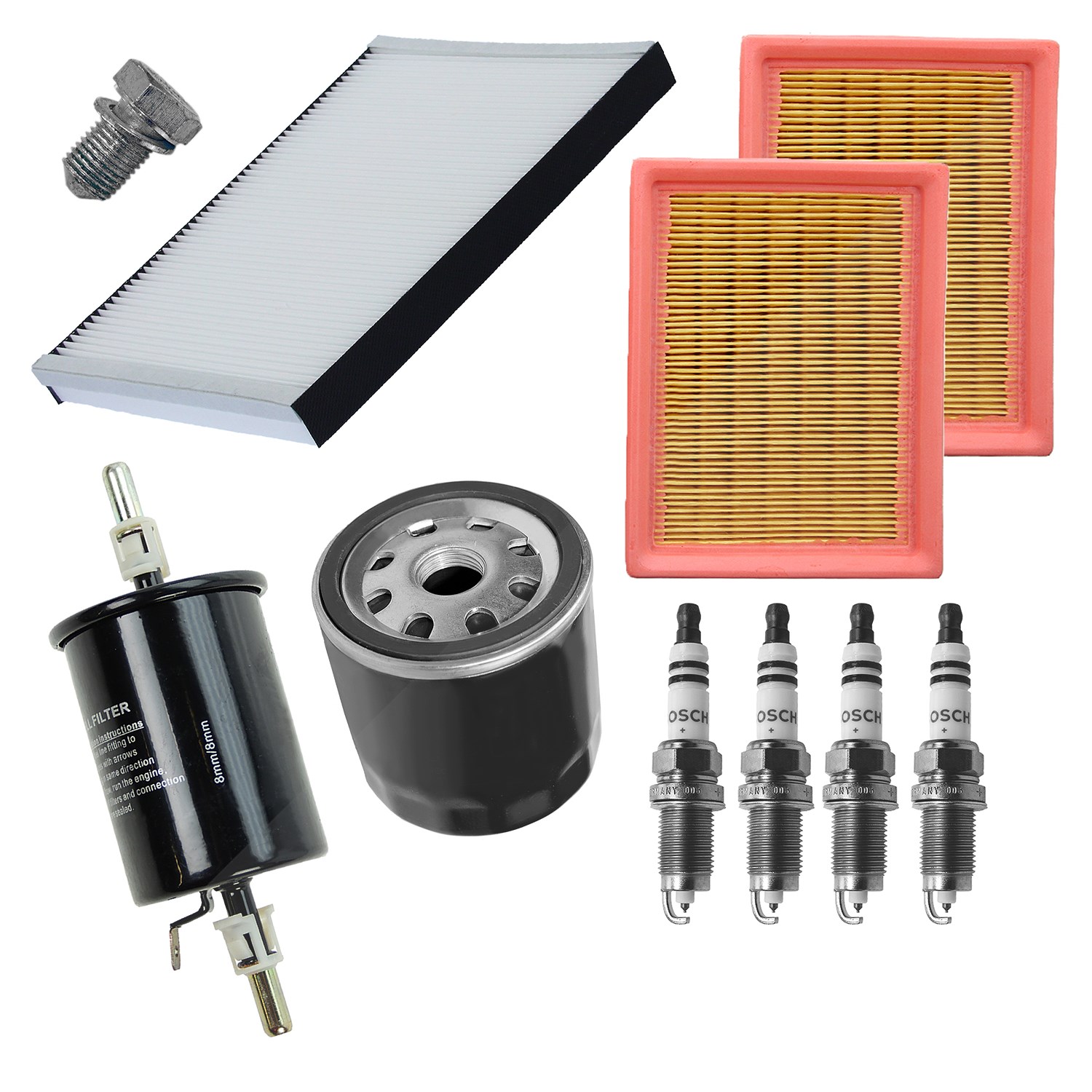 Bestprice Inspektionspaket Filtersatz SET D [Hersteller-Nr. 10491147] für Seat, VW