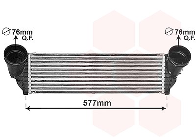 Van Wezel Ladeluftkühler [Hersteller-Nr. 06004543] für BMW