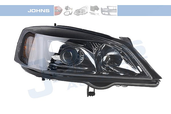 Johns Scheinwerfer D2S/H7 Xenon schwarz [Hersteller-Nr. 550810-92] für Opel