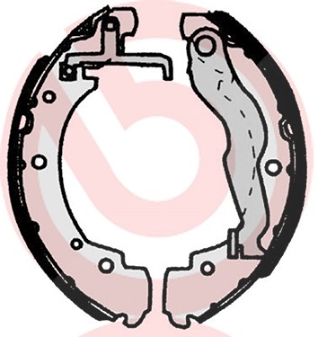 Brembo Bremsbackensatz [Hersteller-Nr. S85515] für Mercedes-Benz, VW