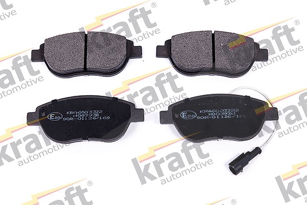 Kraft Automotive Bremsbelagsatz, Scheibenbremse [Hersteller-Nr. 6003322] für Fiat, Abarth, Lancia