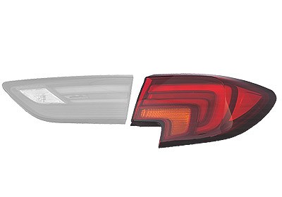 Van Wezel Heckleuchte [Hersteller-Nr. 3810926] für Opel