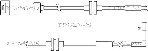 Triscan Warnkontakt, Bremsbelagverschleiß [Hersteller-Nr. 811524012] für Opel, Vauxhall