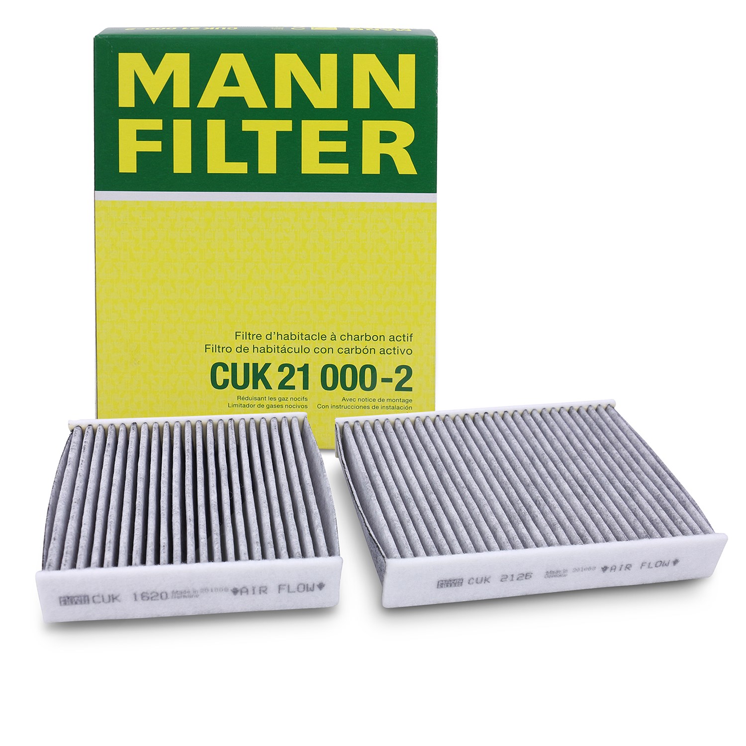 Mann-filter Filter, Innenraumluft [Hersteller-Nr. CUK21000-2] für Peugeot, Citroën, Ds