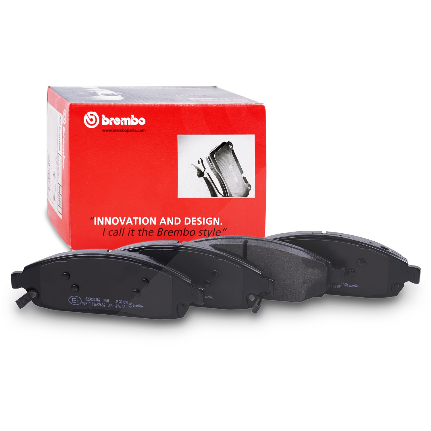 Brembo Bremsbelagsatz Vorderachse [Hersteller-Nr. P37010] für Jeep