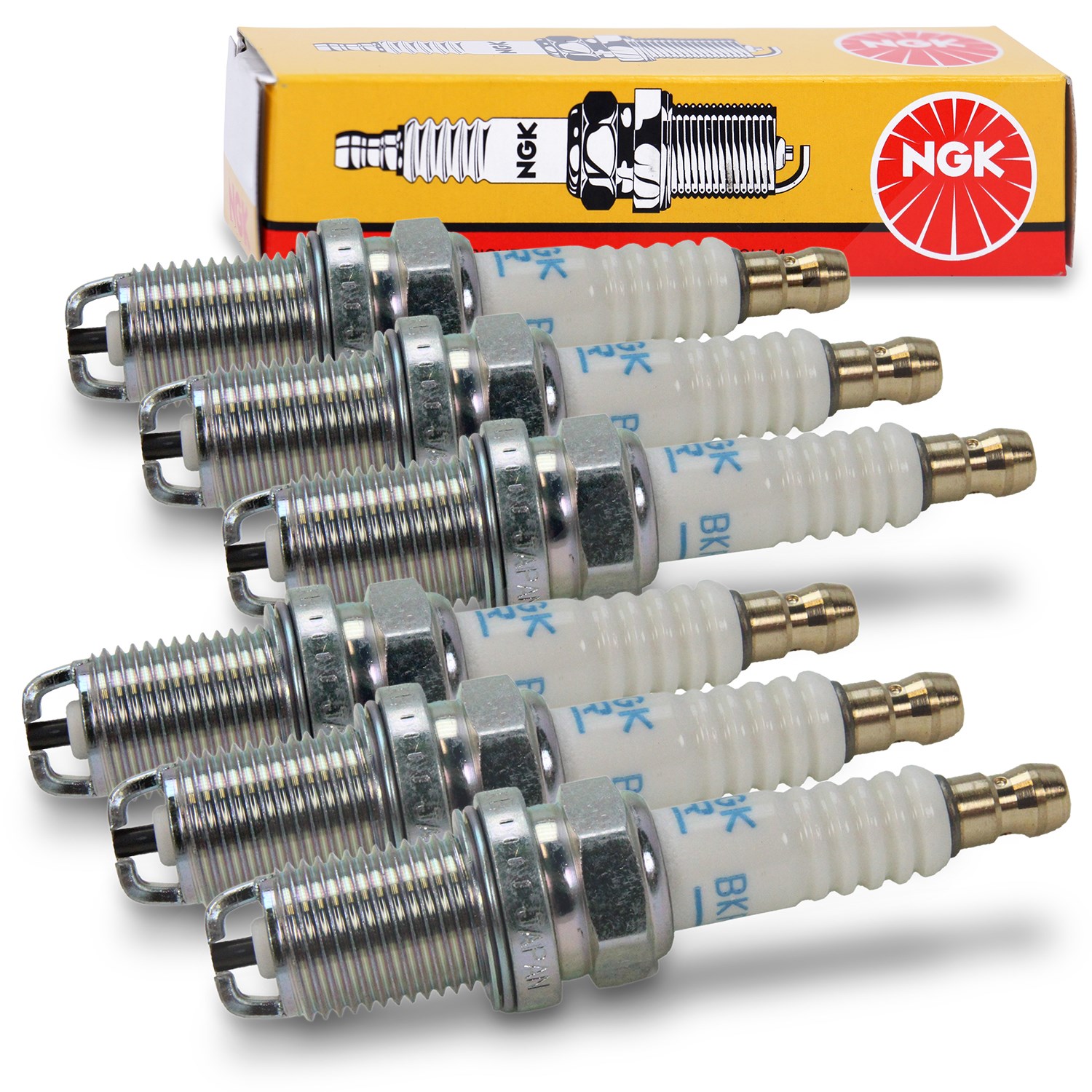 Ngk 6x Zündkerze [Hersteller-Nr. 40372360] für Smart