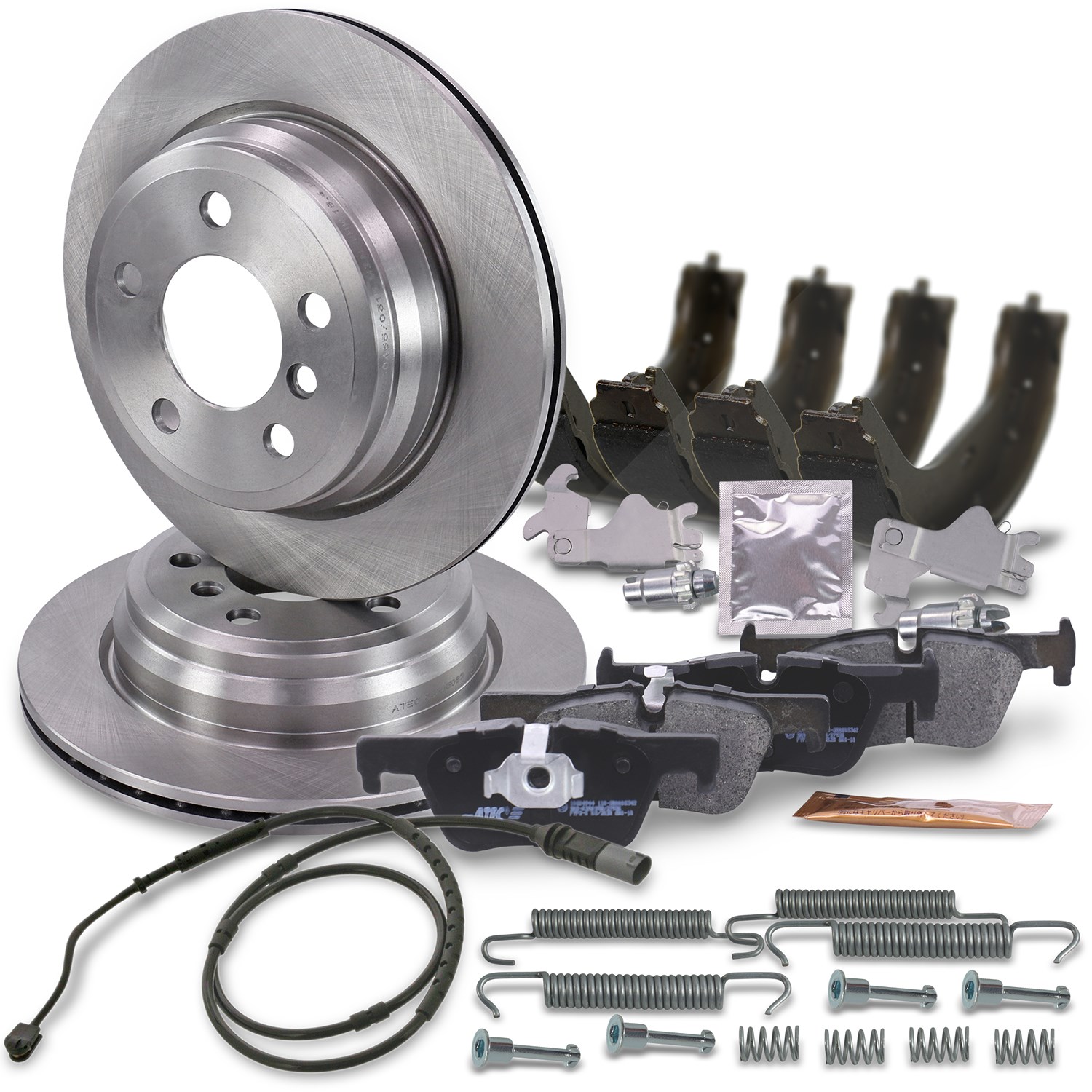 Bestprice Bremsscheiben + Beläge + Backen HA [Hersteller-Nr. 40369785] für BMW