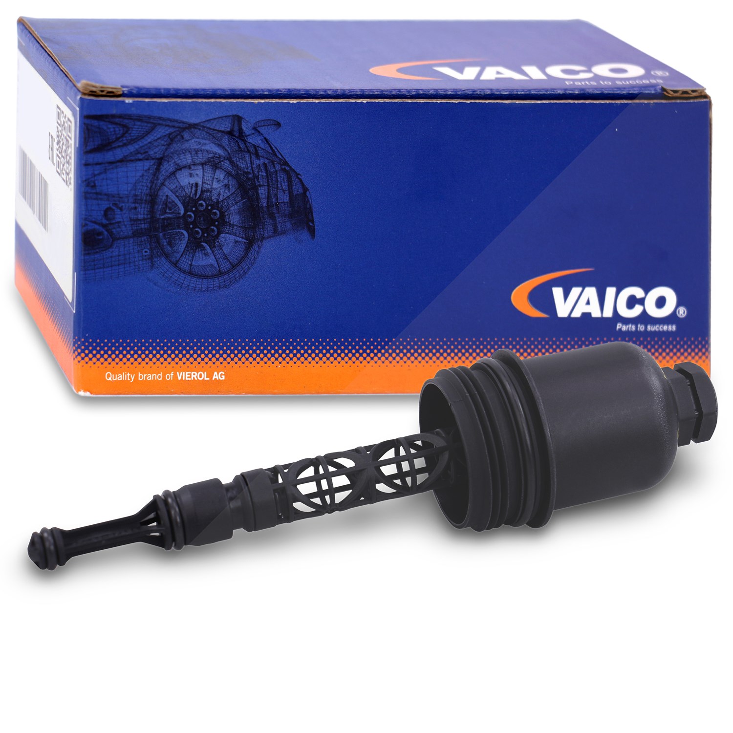 Vaico Deckel, Ölfiltergehäuse [Hersteller-Nr. V30-1025] für Mercedes-Benz