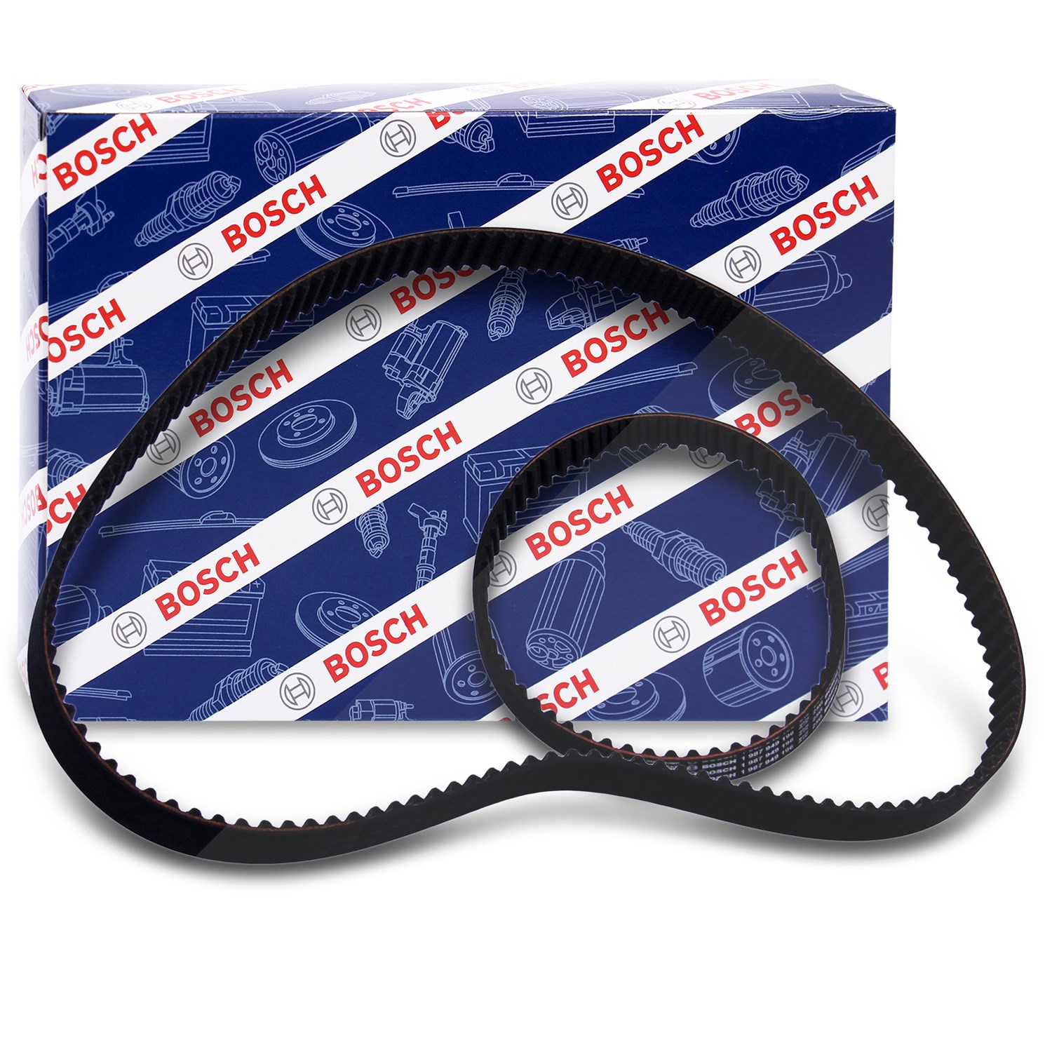 Bosch Zahnriemensatz [Hersteller-Nr. 1987949190] für Audi, Skoda, Seat, VW