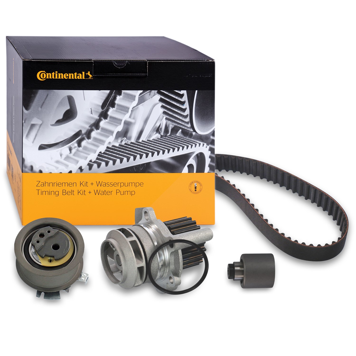 Continental Ctam Zahnriemensatz + Wasserpumpe [Hersteller-Nr. CT1028WP4] für Ford, Skoda, Seat, VW, Audi