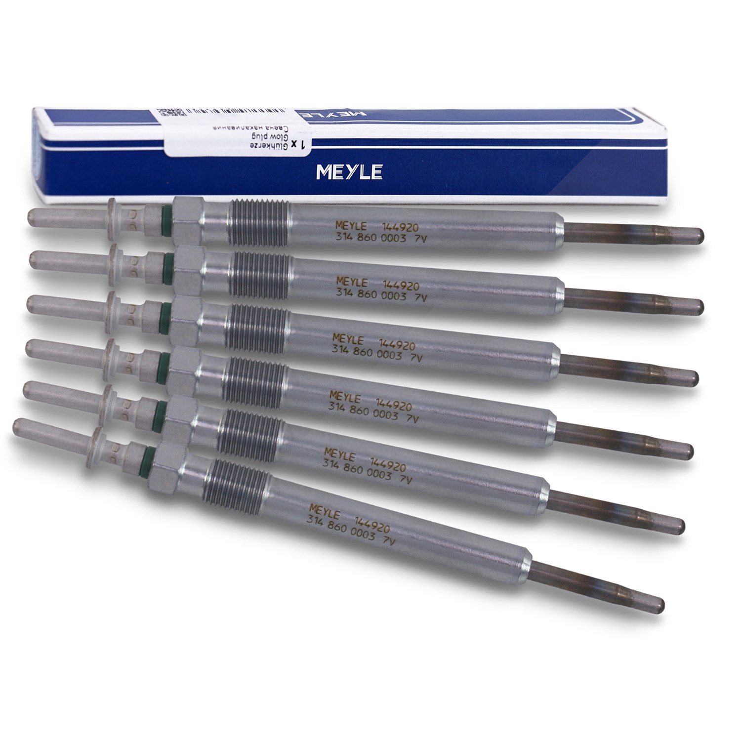 Meyle 6x Glühkerze [Hersteller-Nr. 40372342] für BMW