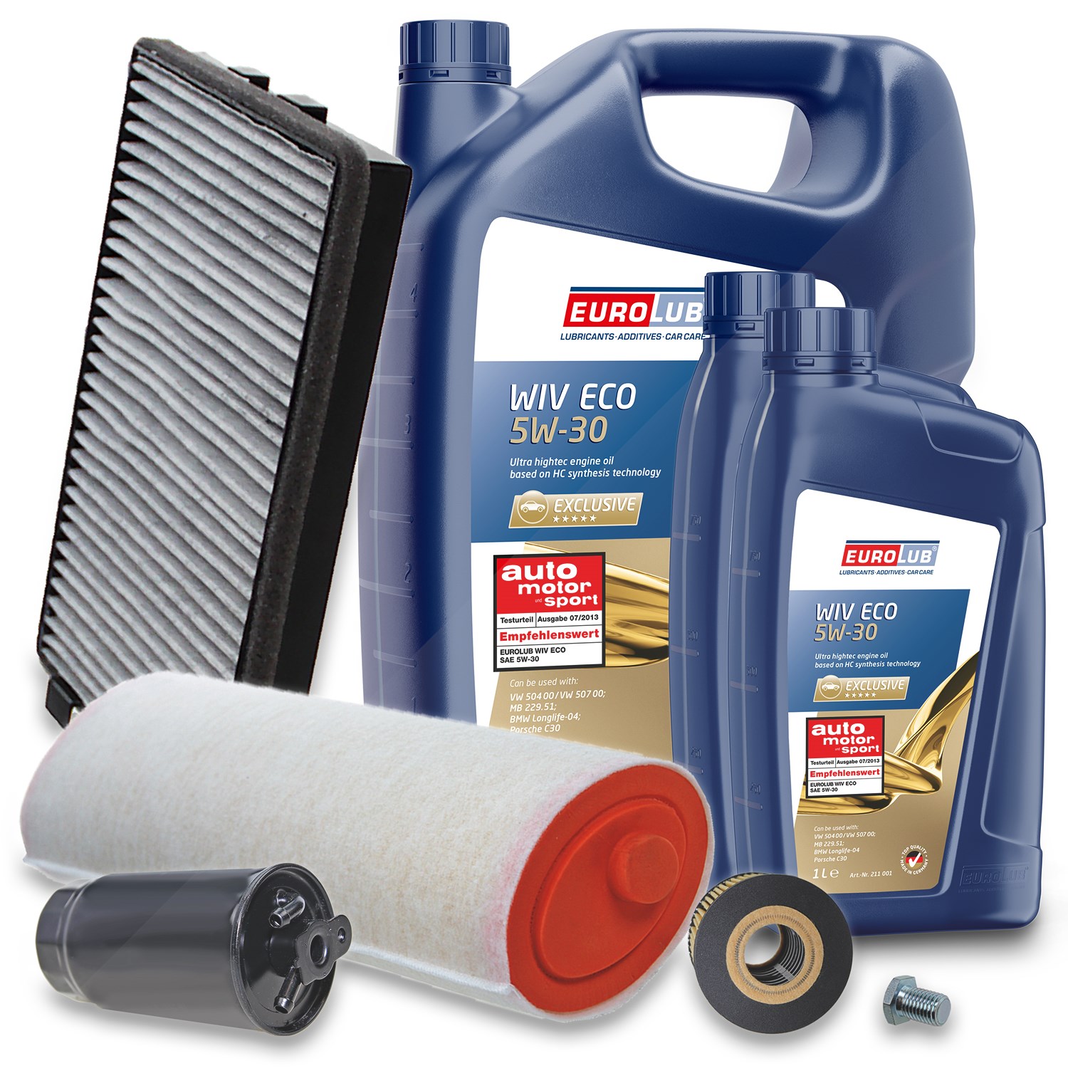 Bestprice Inspektionspaket Filtersatz SET B + 7l ÖL [Hersteller-Nr. 40197543] für BMW