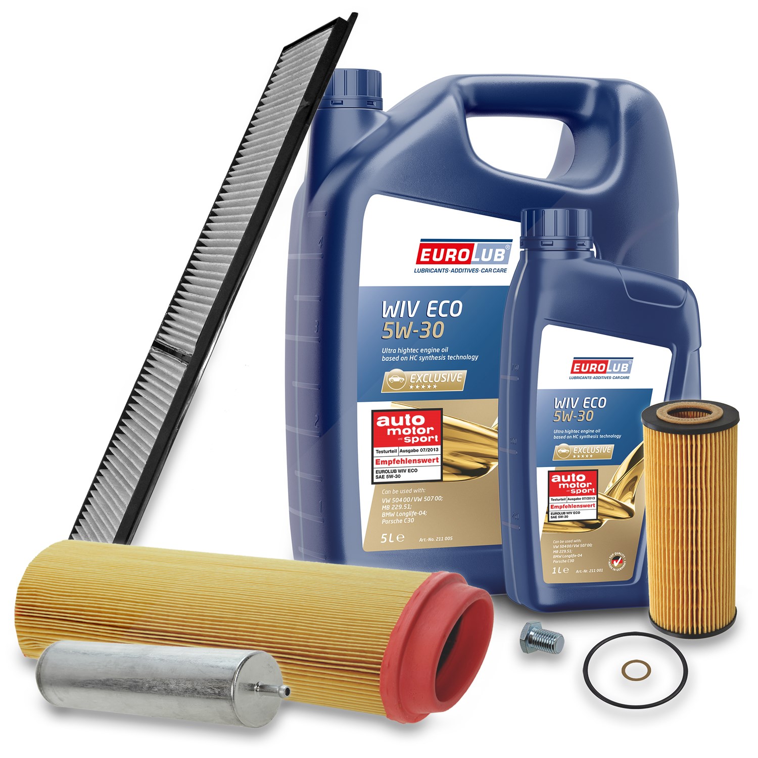 Bestprice Inspektionspaket Filtersatz SET B + 6l ÖL [Hersteller-Nr. 40197555] für BMW