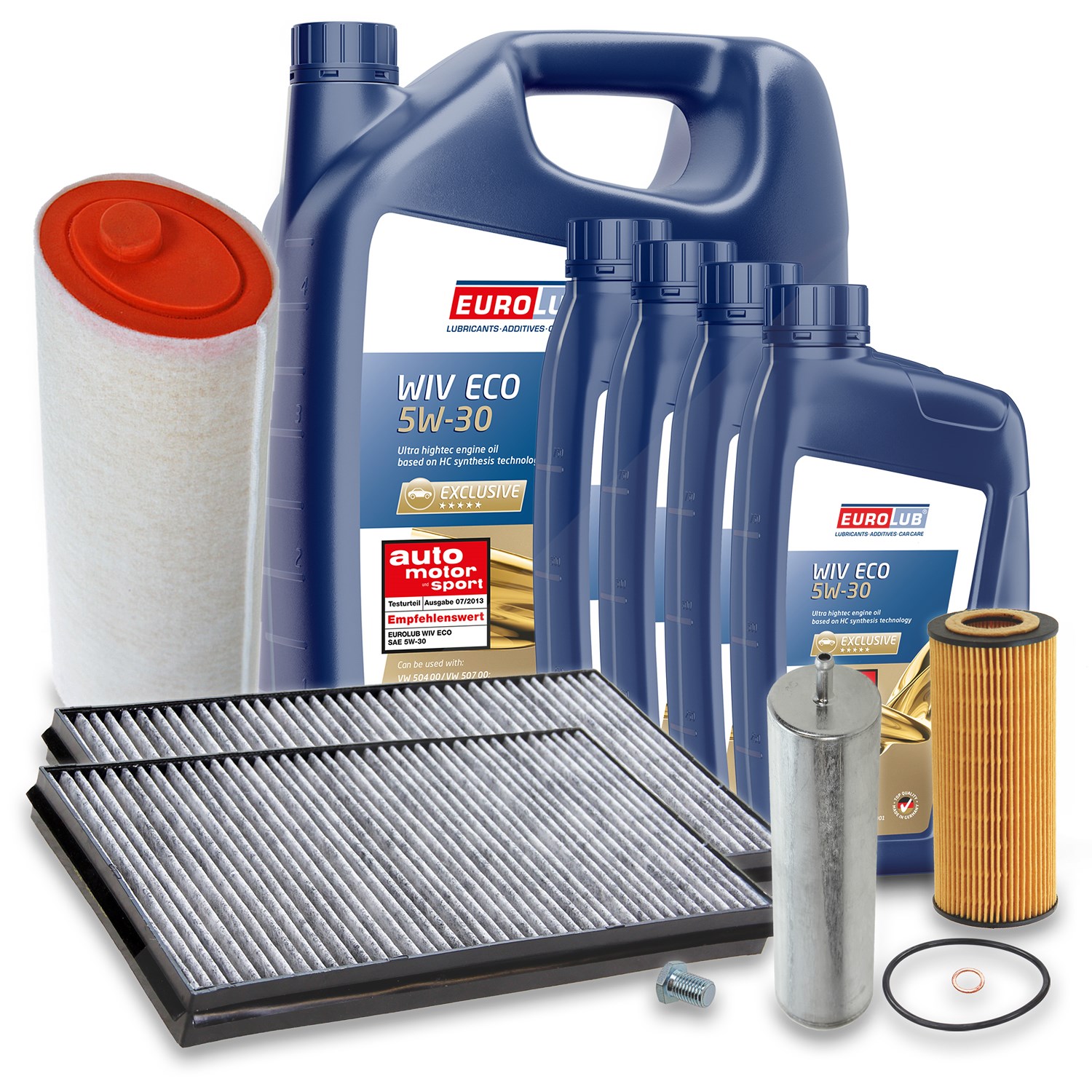 Bestprice Inspektionspaket Filtersatz SET B + 9l ÖL [Hersteller-Nr. 40197582] für BMW