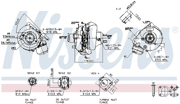 Nissens Lader, Aufladung [Hersteller-Nr. 93248] für BMW