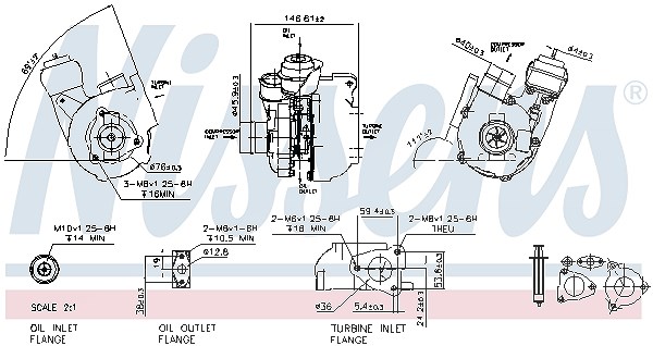 Nissens Lader, Aufladung [Hersteller-Nr. 93039] für Kia