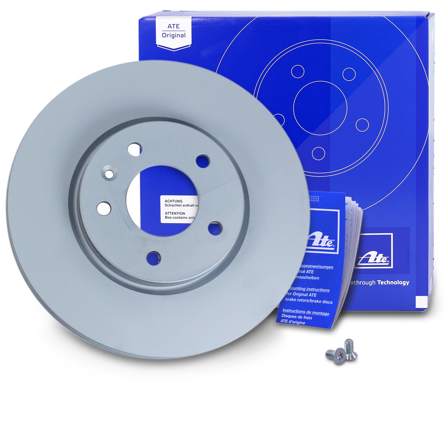 Ate 1x Bremsscheibe belüftet vorne [Hersteller-Nr. 24.0126-0166.1] für Chevrolet, Vauxhall, Opel