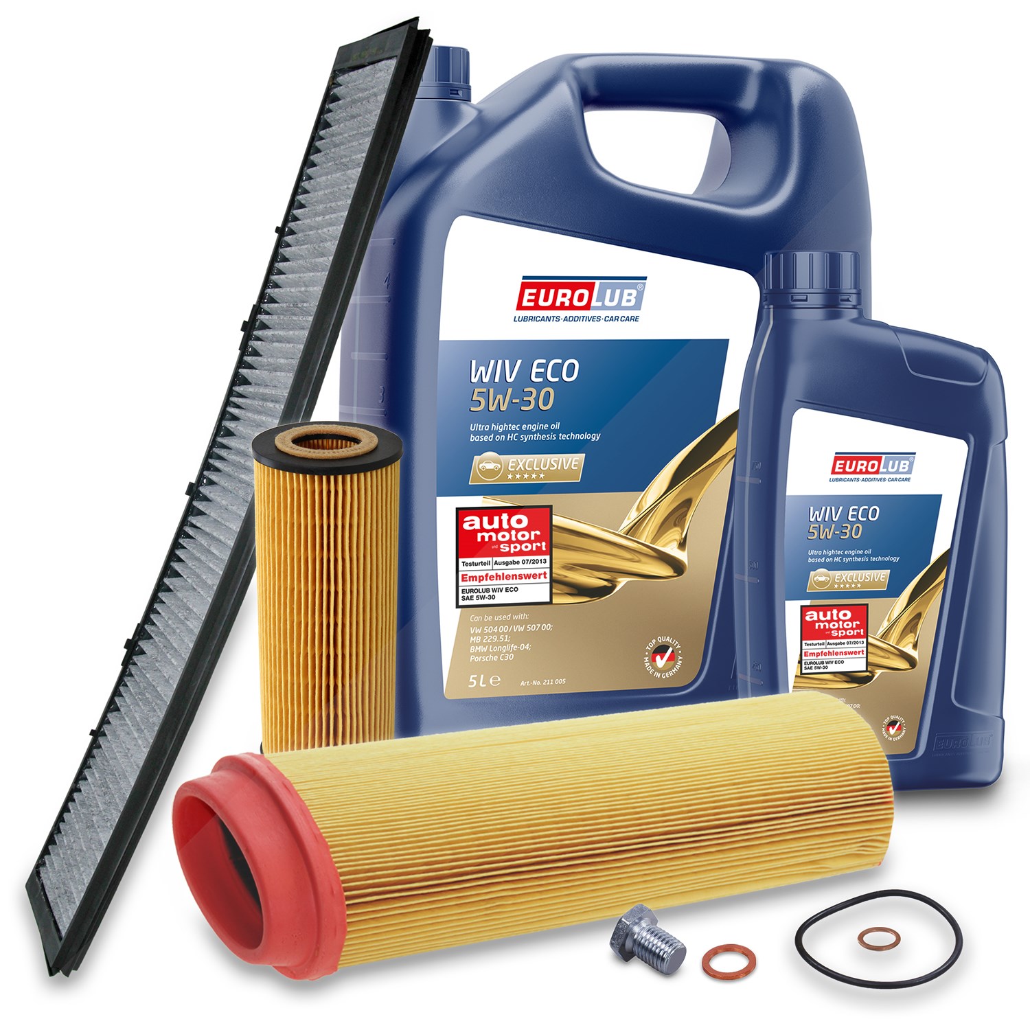 Bestprice Inspektionspaket Filtersatz SET A + 6l ÖL [Hersteller-Nr. 10493599] für BMW
