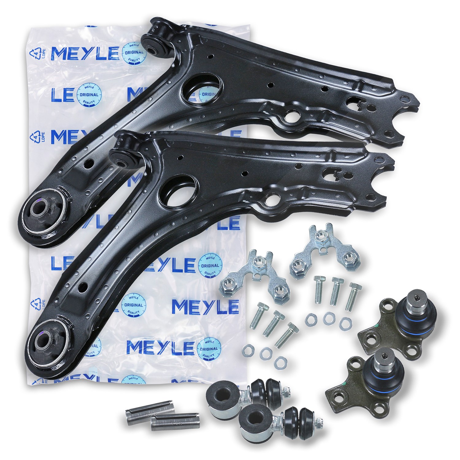Meyle 2x Querlenker vorne [Hersteller-Nr. 1004070003/S] für VW, Seat