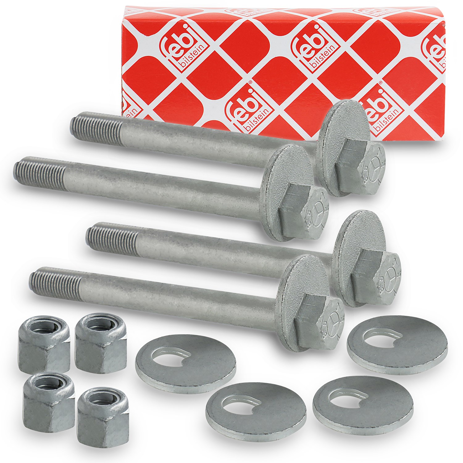 Febi Bilstein 4x Montagesatz Querlenker [Hersteller-Nr. 08073] für Mercedes-Benz