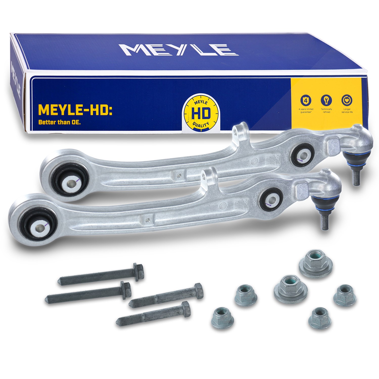 Meyle 2x Querlenker vorne unten [Hersteller-Nr. 1160500043/HD] für Audi