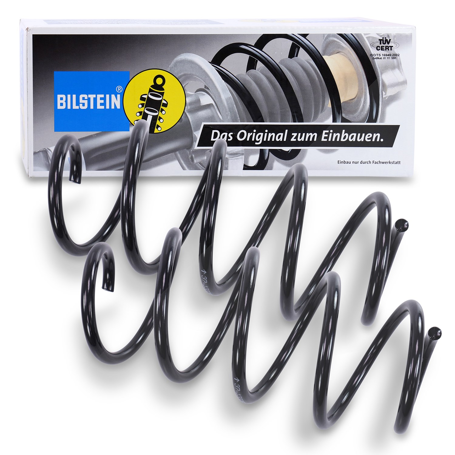 Bilstein 2x Fahrwerksfeder vorne [Hersteller-Nr. 37-133757] für Audi, Skoda, VW