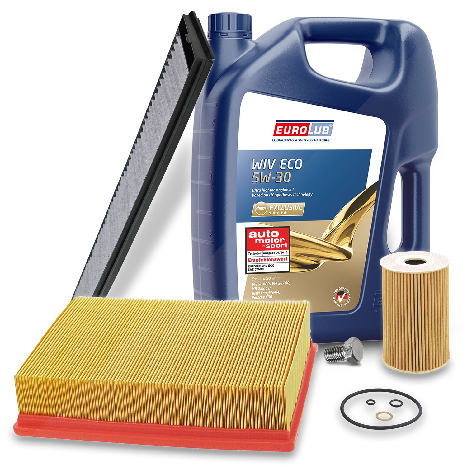 Bestprice Inspektionspaket Filtersatz SET A + 5l ÖL [Hersteller-Nr. 10493614] für BMW
