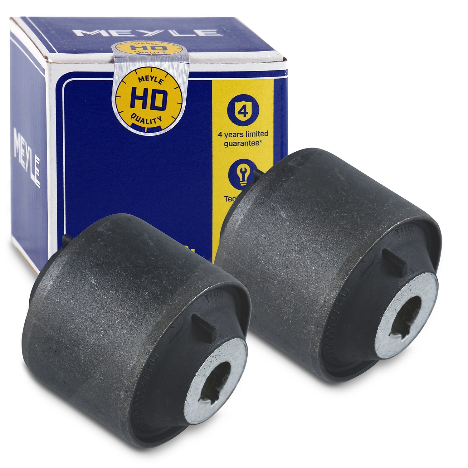 Meyle 2x Lagerbuchse, Querlenker [Hersteller-Nr. 1006100002/HD] für VW