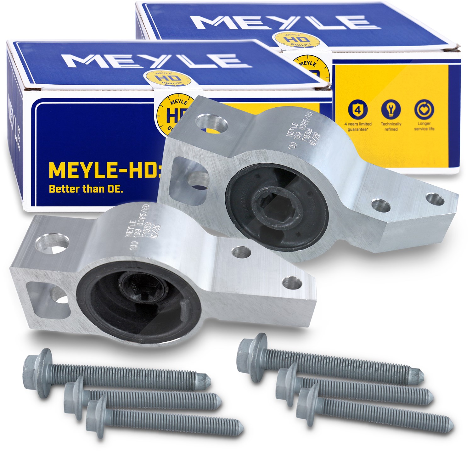 Meyle 2x Querlenkerlager vorne links+rechts [Hersteller-Nr. 40378498] für VW, Audi, Skoda, Seat