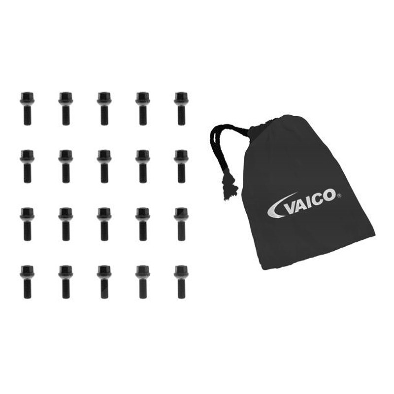 Vaico Radschraube Original Qualität - 20-tlg. [Hersteller-Nr. V10-3312-20] für VW, Ford, Seat