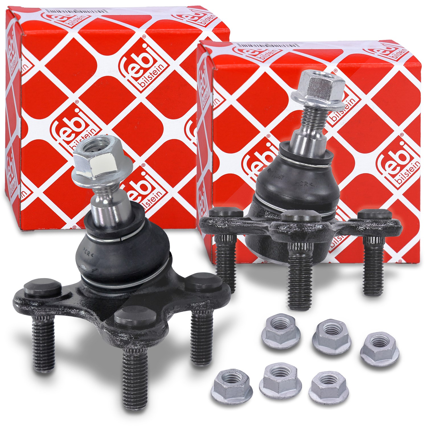 Febi Bilstein 2x Trag-/Führungsgelenk [Hersteller-Nr. 40378515] für VW, Audi, Seat, Skoda