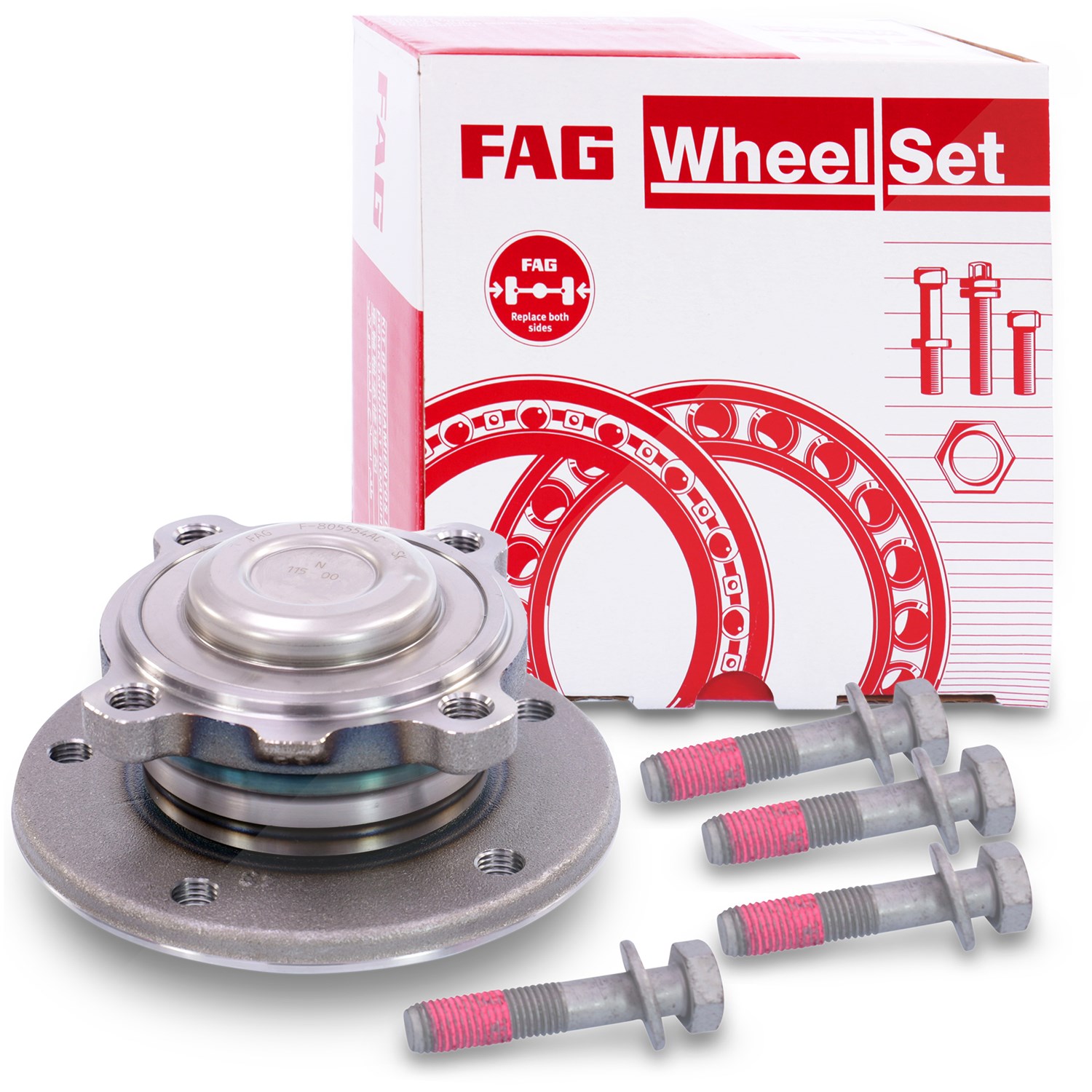 Schaeffler Fag 1x Radlagersatz, vorne [Hersteller-Nr. 713649380] für BMW