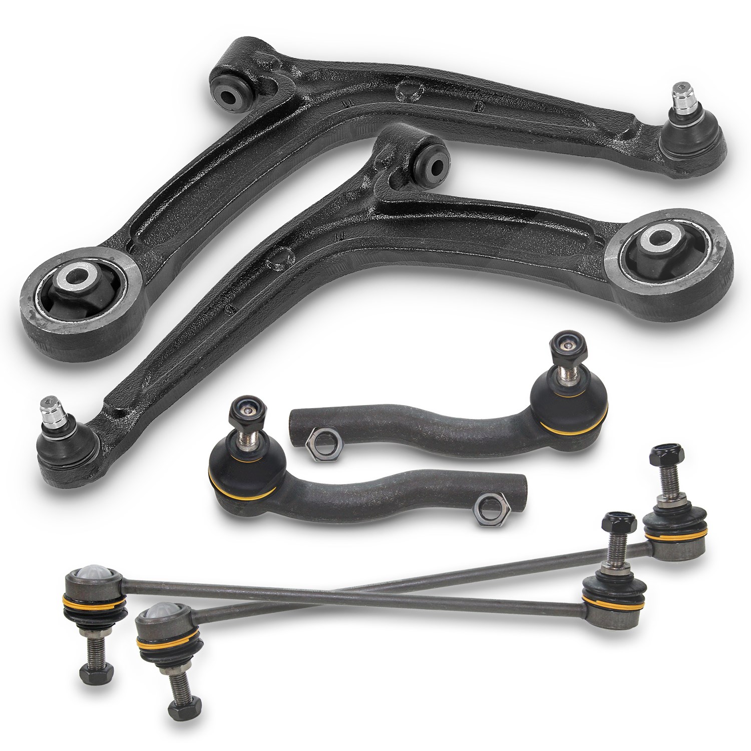 Bestprice Querlenker-Satz 6-tlg [Hersteller-Nr. 40379092] für Abarth, Ford, Fiat