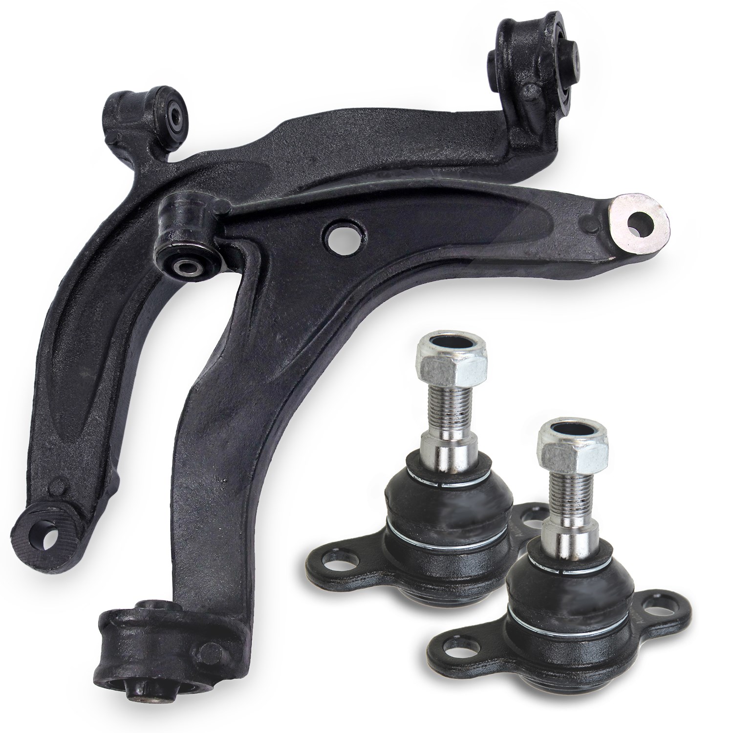 Bestprice 2x Querlenker + Traggelenke vorne [Hersteller-Nr. 40379097] für VW