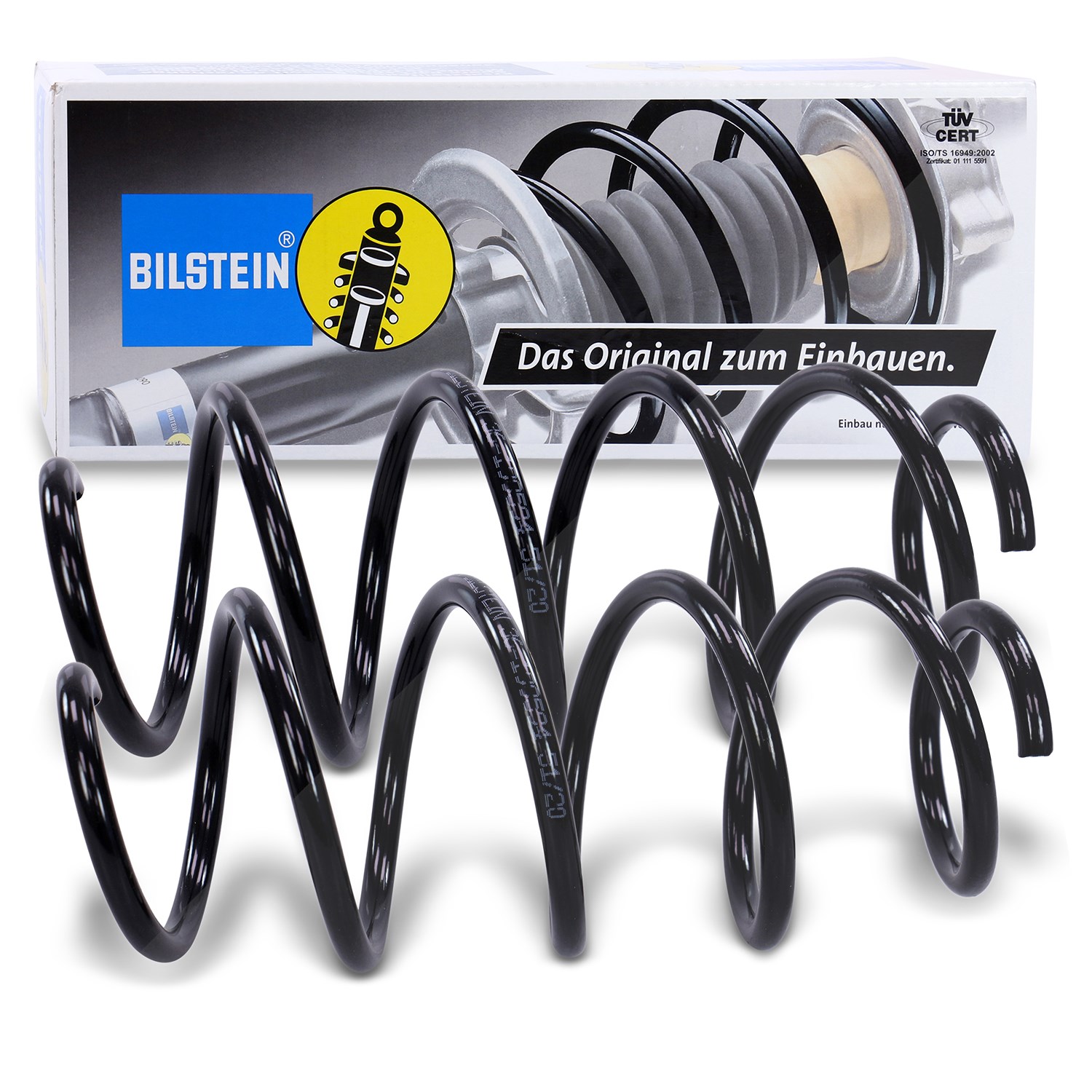 Bilstein 2x Fahrwerksfeder vorne [Hersteller-Nr. 36-199594] für Skoda, Audi, VW