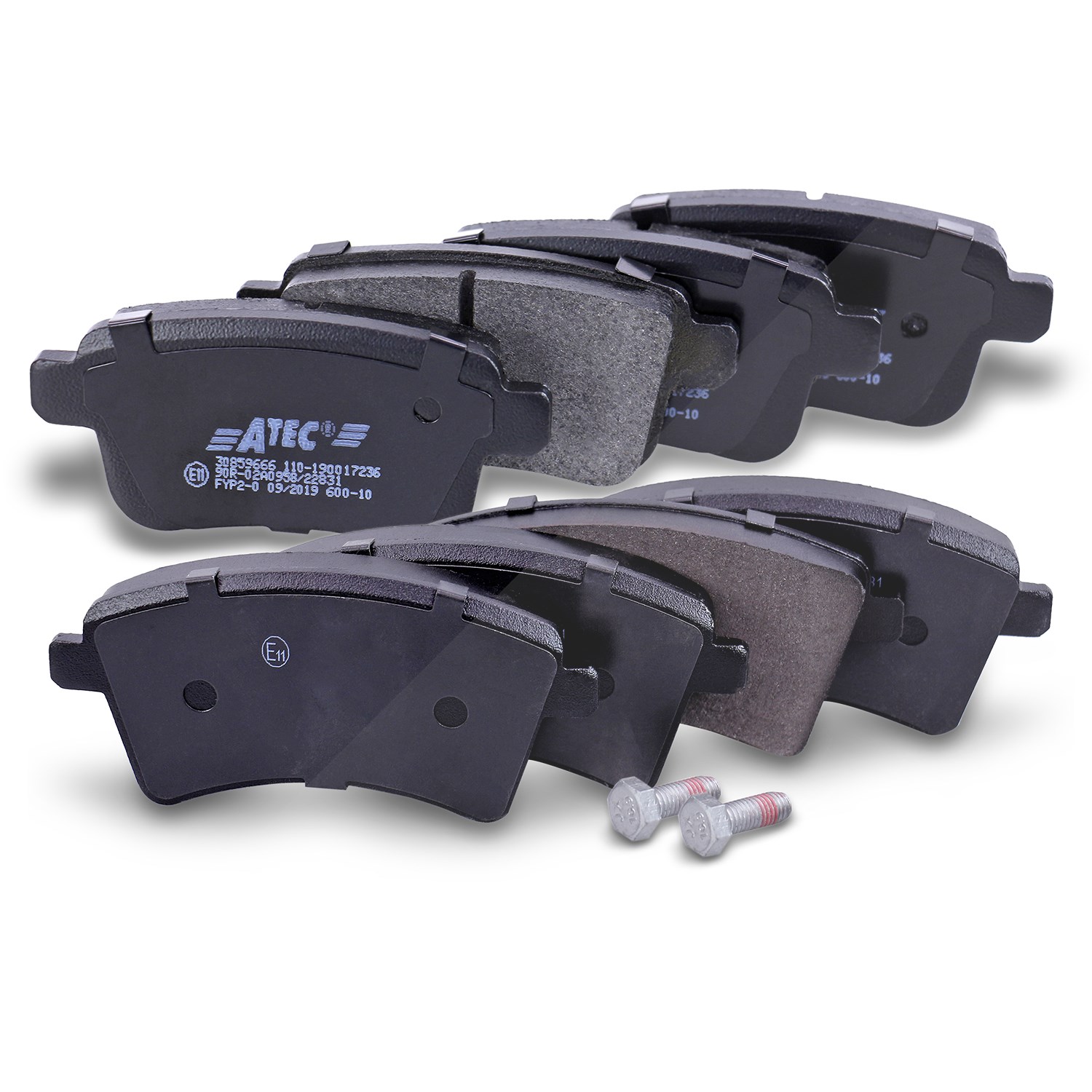 Bestprice 8x Bremsbeläge Vorne + Hinten [Hersteller-Nr. 40378727] für Mercedes-Benz, Renault