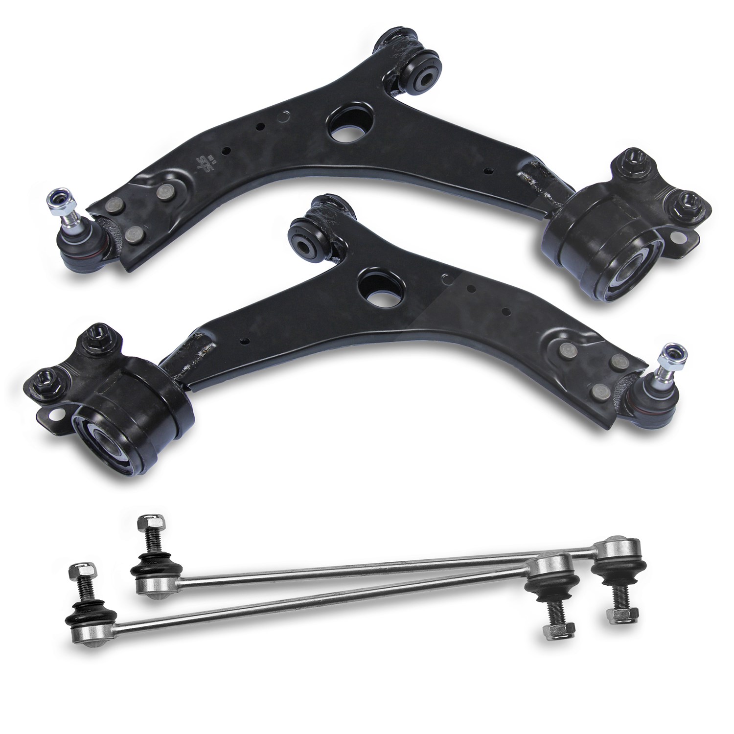 Bestprice 2x Querlenker + 2x Koppelstange vorne [Hersteller-Nr. 40379267] für Ford, Volvo
