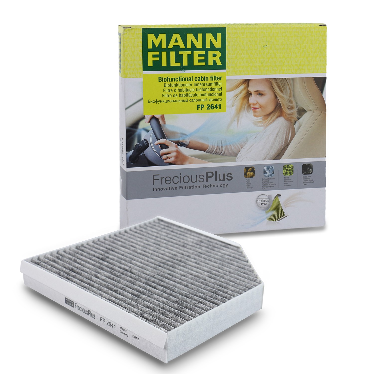 Mann-filter Filter, Innenraumluft [Hersteller-Nr. FP2641] für Audi, Bentley
