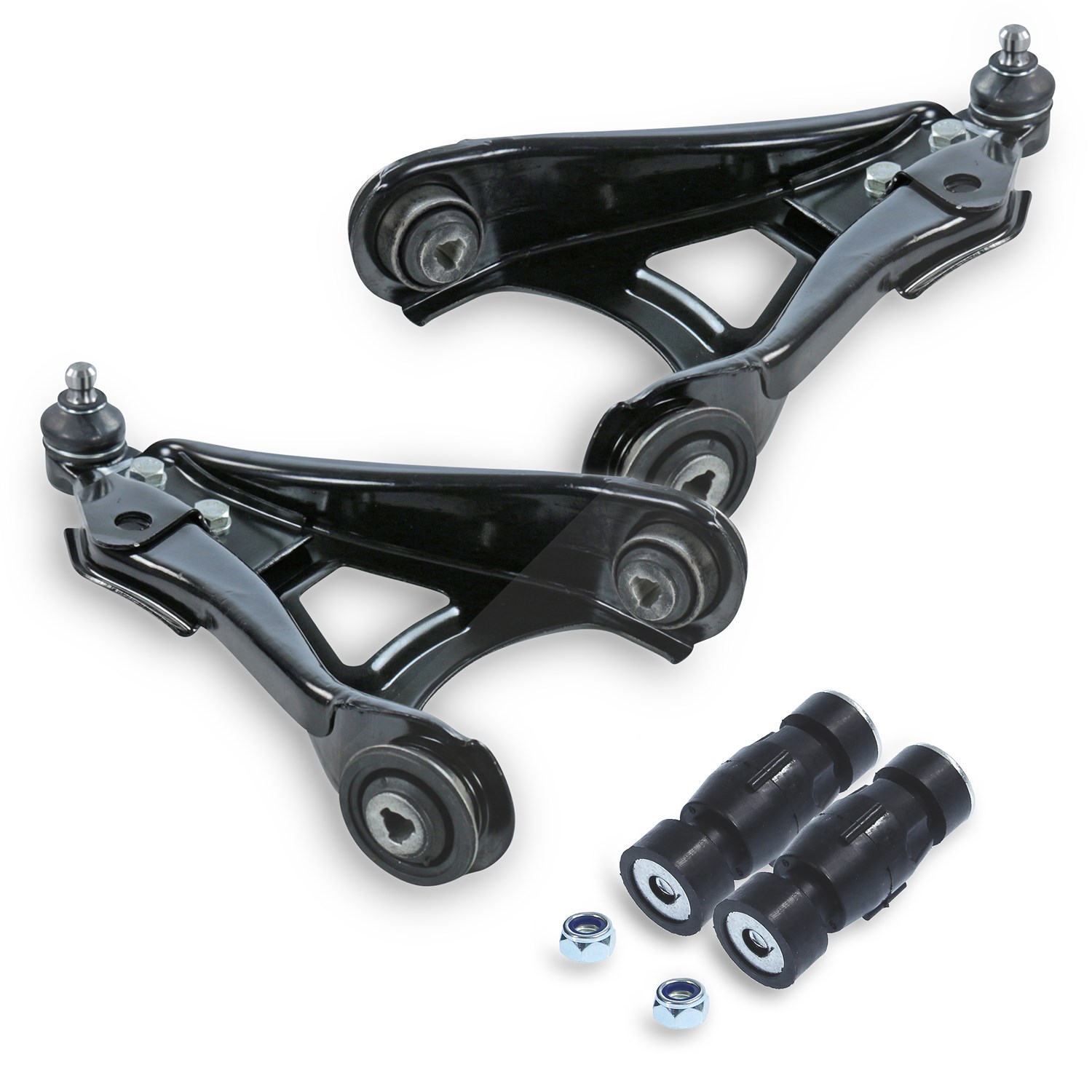 Bestprice 2x Querlenker + 2x Koppelstange vorne [Hersteller-Nr. 40379320] für Renault, Nissan