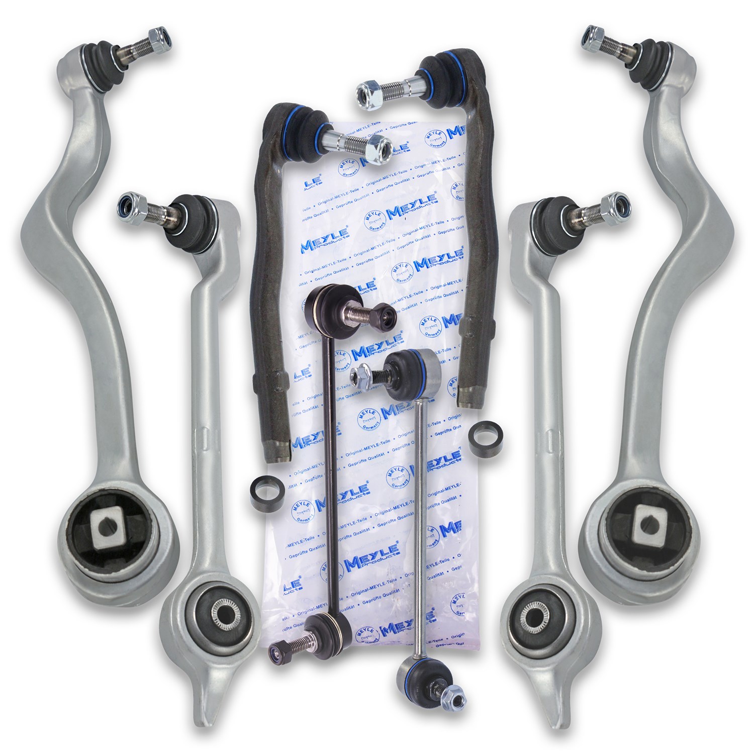 Bestprice Querlenker-Satz 8-tlg. vorne inkl. MEYLE Fahrwerksteile [Hersteller-Nr. 40379365] für BMW