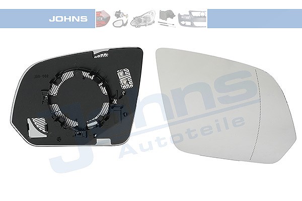 Johns Spiegelglas, Außenspiegel [Hersteller-Nr. 504338-81] für Mercedes-Benz