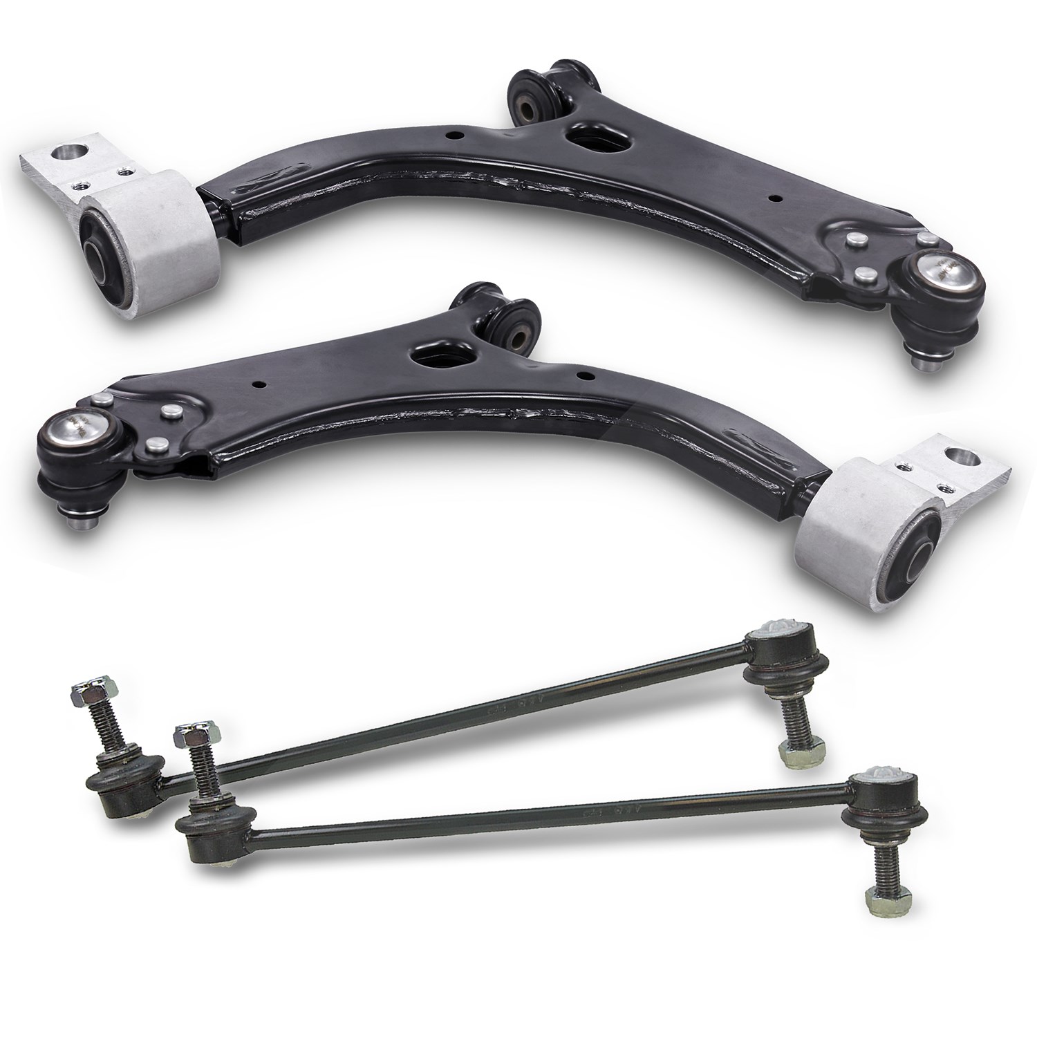 Bestprice 2x Querlenker + 2x Koppelstangen vorne [Hersteller-Nr. 40379041] für Mazda, Ford