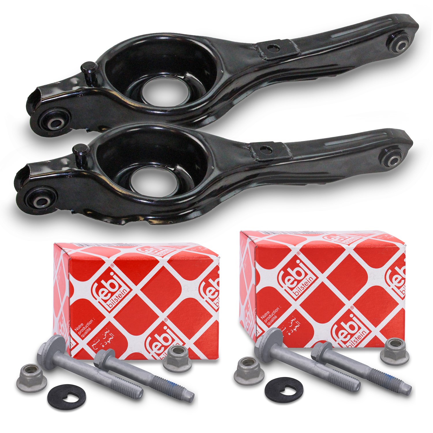 Bestprice 2x Querlenker Hinterachse unten + Schrauben [Hersteller-Nr. 40379262] für Ford