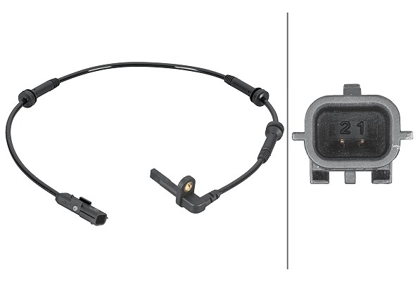 Hella Sensor, Raddrehzahl [Hersteller-Nr. 6PU012806-861] für Renault